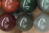 AGAT05 15 inches 8mm round agate gemstone beads