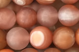 AGAT100 15 inches 6mm round matte red agate beads