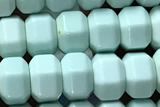 AGAT204 15 inches 4*6mm faceted hexagon oxidized agate beads