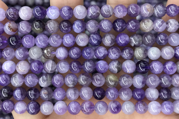 AMET02 15 inches 6mm round lavender amethyst gemstone beads