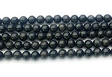 CAE322 15.5 inches 8mm round astrophyllite gemstone beads