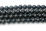 CAE324 15.5 inches 12mm round astrophyllite gemstone beads