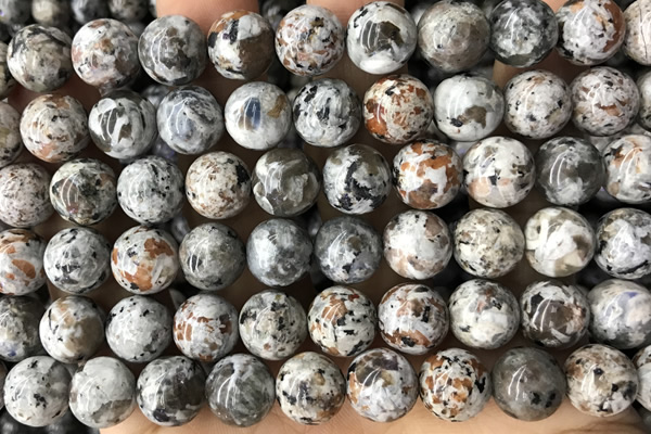 MIXE12 15 inches 10mm round yooperlite gemstone beads