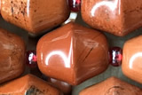 MIXE26 15 inches 9*11mm red jasper gemstone beads