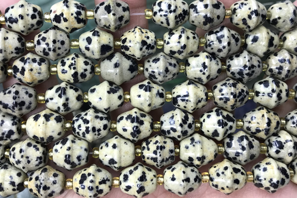 MIXE33 15 inches 9*11mm dalmatian jasper gemstone beads