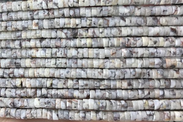 ROND08 15 inches 2*4mm heishi medical stone gemstone beads