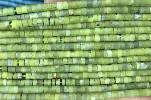 ROND21 15 inches 2*4mm heishi jade gemstone beads