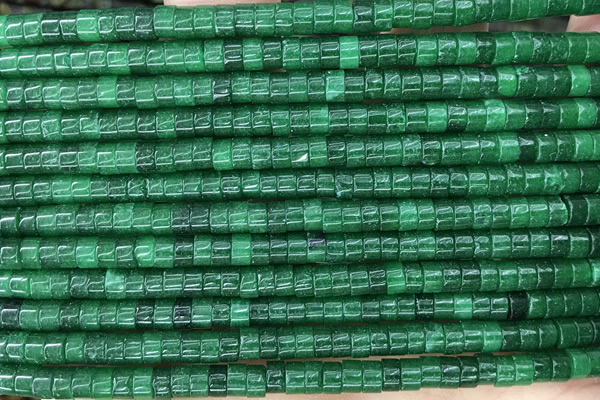 ROND29 15 inches 2*4mm heishi jade gemstone beads