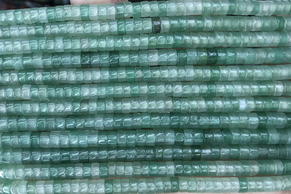 ROND32 15 inches 2*4mm heishi jade gemstone beads