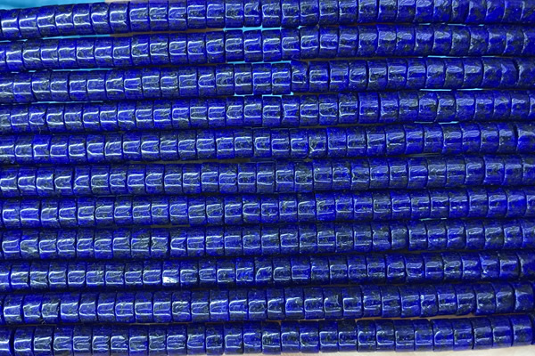 ROND64 15 inches 2*4mm heishi dyed lapis lazuli gemstone beads