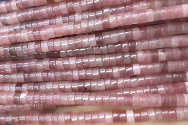 ROND84 15 inches 2*4mm heishi jade gemstone beads