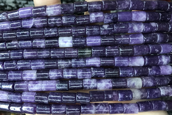 TUBE62 15 inches 6*8mm tube jasper gemstone beads
