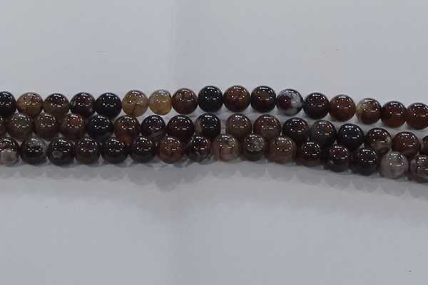 CAA1038 15.5 inches 10mm round dragon veins agate beads wholesale