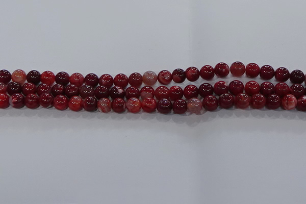 CAA1051 15.5 inches 6mm round dragon veins agate beads wholesale