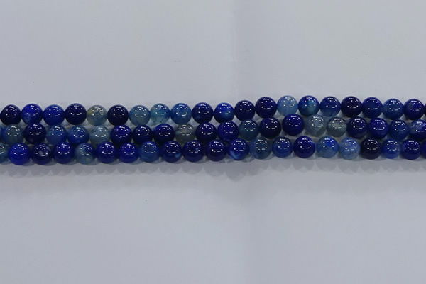 CAA1061 15.5 inches 6mm round dragon veins agate beads wholesale