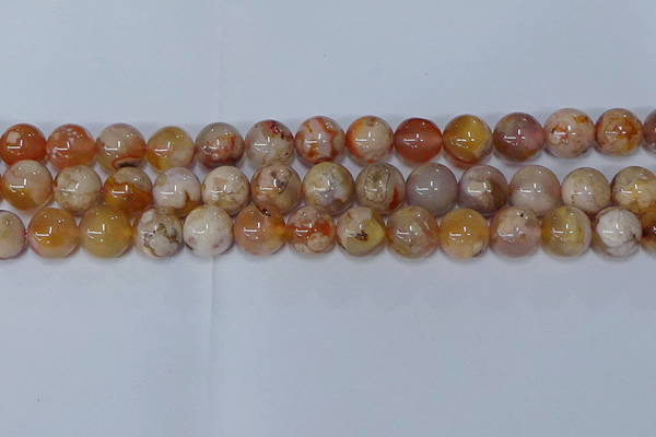 CAA1074 15.5 inches 12mm round sakura agate gemstone beads