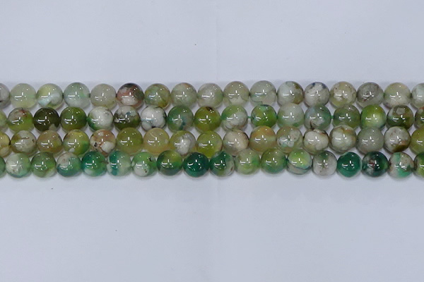 CAA1092 15.5 inches 8mm round sakura agate gemstone beads