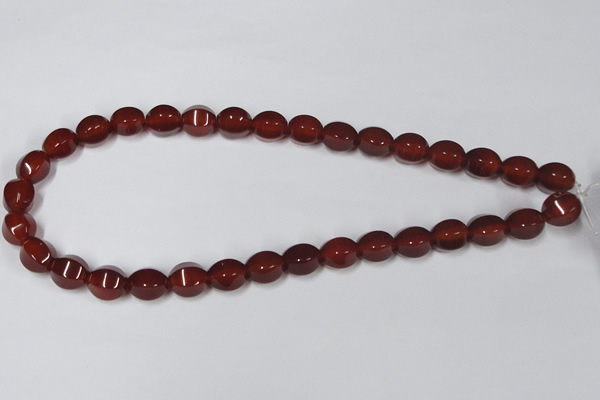 CAA147 15.5 inches 10*12mm star fruit shape red agate gemstone beads