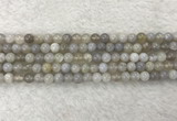 CAA1801 15.5 inches 6mm round banded agate gemstone beads