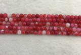 CAA1891 15.5 inches 6mm round banded agate gemstone beads