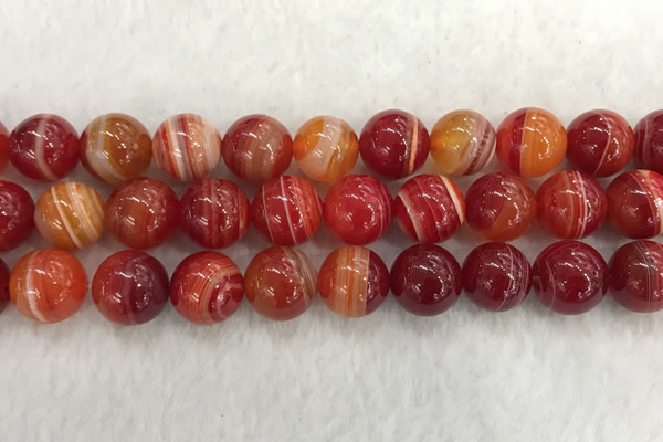 CAA1916 15.5 inches 16mm round banded agate gemstone beads