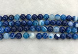 CAA1932 15.5 inches 8mm round banded agate gemstone beads