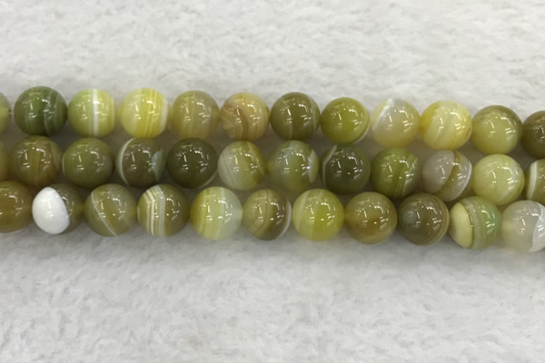 CAA1956 15.5 inches 16mm round banded agate gemstone beads