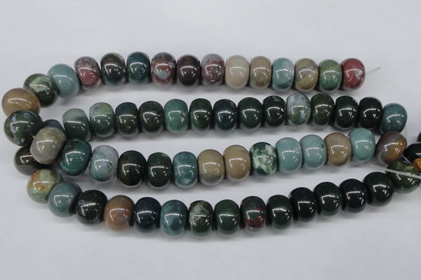 CAA196 15.5 inches 13*18mm rondelle indian agate beads wholesale