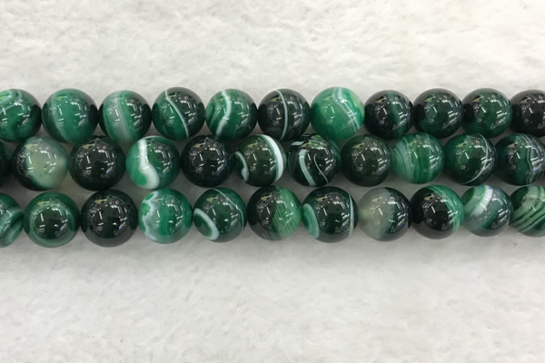 CAA2016 15.5 inches 16mm round banded agate gemstone beads