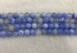 CAA2334 15.5 inches 10mm round banded agate gemstone beads