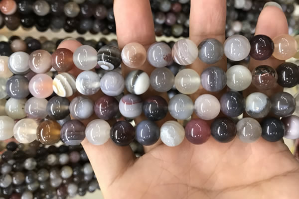 CAA2381 15.5 inches 10mm round Botswana agate beads wholesale