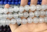 CAA3395 15 inches 12mm faceted round agate beads wholesale