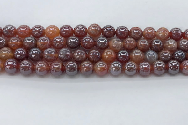 CAA3502 15.5 inches 8mm round AB-color fire agate beads wholesale