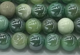 CAA3516 15.5 inches 6mm round AB-color grass agate beads wholesale