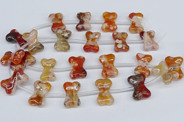 CAA3613 15.5 inches 18*25mm - 20*30mm bone sakura agate beads