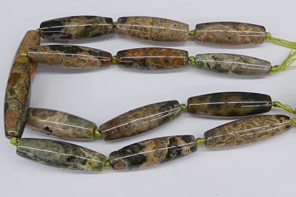 CAA3617 15.5 inches 18*50mm - 15*55mm rice ocean agate beads