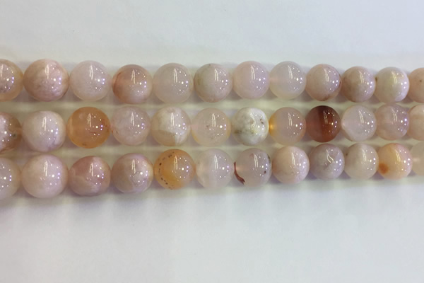 CAA3645 15.5 inches 10mm round sakura agate beads wholesale