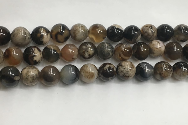 CAA3972 15.5 inches 10mm round sakura agate gemstone beads