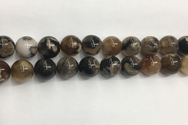 CAA3974 15.5 inches 14mm round sakura agate gemstone beads