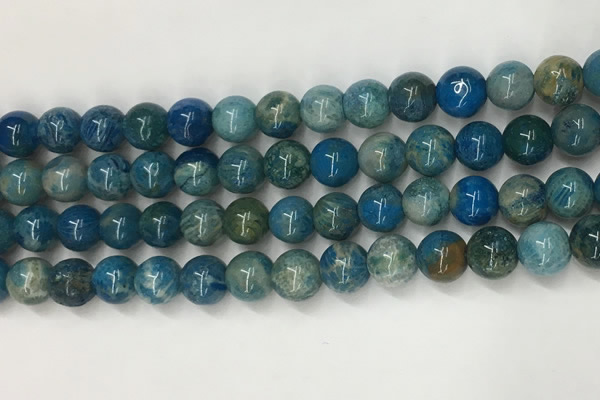 CAA3978 15.5 inches 8mm round chrysanthemum agate beads