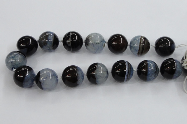 CAA401 15.5 inches 24mm round agate druzy geode gemstone beads