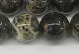 CAA4038 15.5 inches 14mm round chrysanthemum agate beads