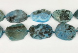 CAA4088 15.5 inches 33*40mm - 38*45mm freeform ocean agate beads