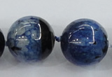CAA416 15.5 inches 24mm round agate druzy geode gemstone beads