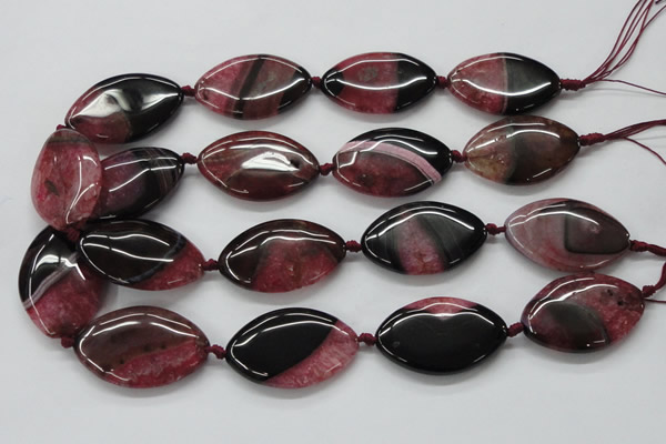 CAA453 15.5 inches 25*40mm marquise agate druzy geode beads