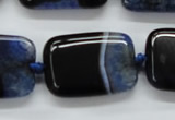 CAA481 15.5 inches 20*30mm rectangle agate druzy geode beads