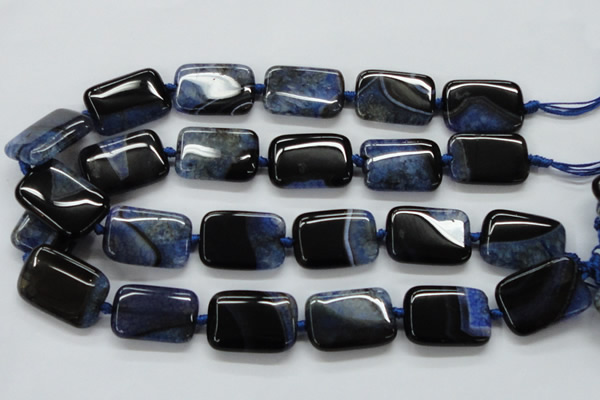 CAA481 15.5 inches 20*30mm rectangle agate druzy geode beads