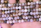 CAA4940 15.5 inches 6mm round bamboo leaf agate beads wholesale