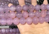 CAA5087 15.5 inches 18mm round purple agate beads wholesale