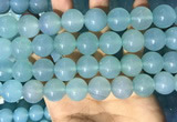 CAA5096 15.5 inches 16mm round sea blue agate beads wholesale